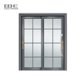 Aluminum Sliding Door with Glass Grill design for Entrance